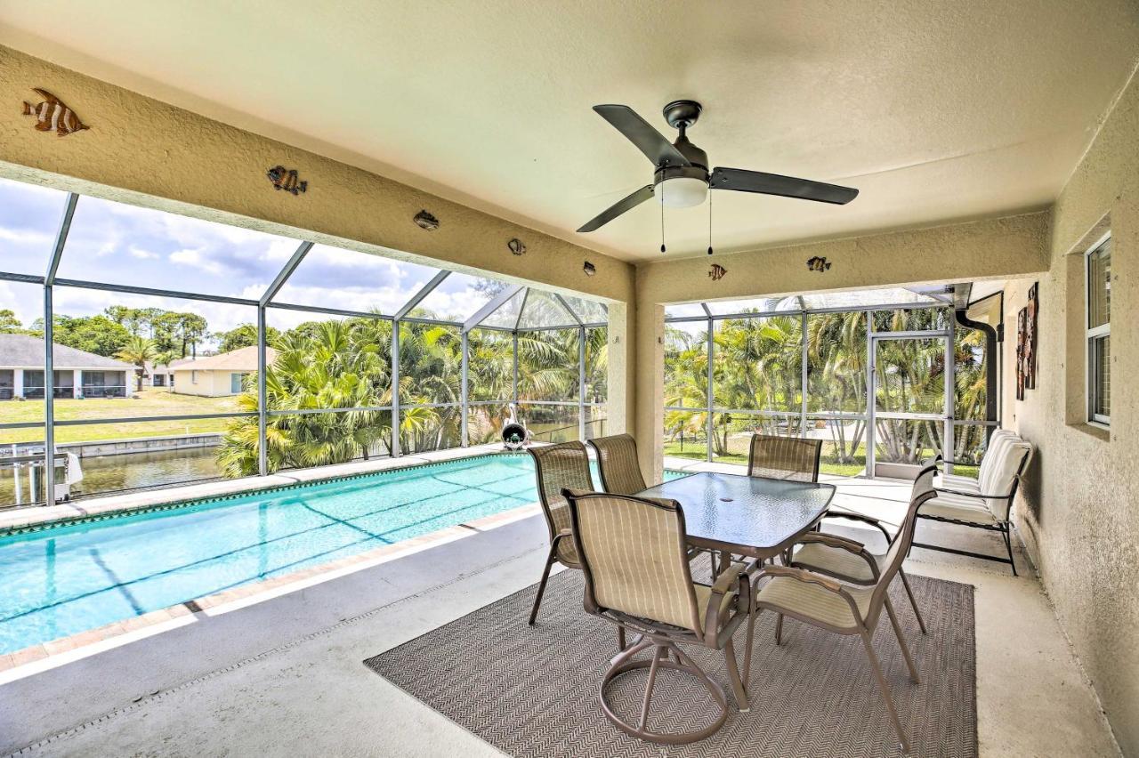 Cape Coral Canalfront Home With Pool And Dock المظهر الخارجي الصورة